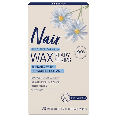 Nair Soft Natural Mini Wax Strips 20 Pack