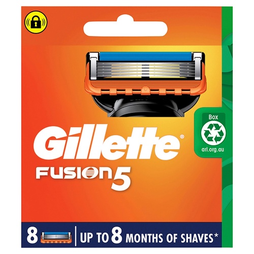 Gillette Fusion5 Razor Blades Replacement Cartridges 8 Pack