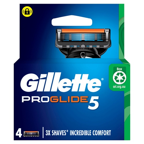 Gillette ProGlide5 Flexball Razor Blade Refills 4 Pack