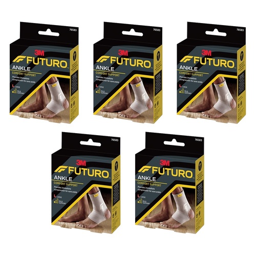 Futuro Comfort Ankle Support Large Pack of 5