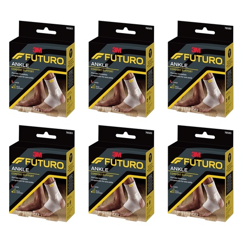 Futuro Comfort Ankle Support Large Pack of 6