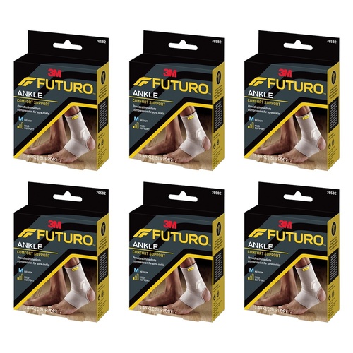 Futuro Comfort Ankle Support Medium Pack of 6