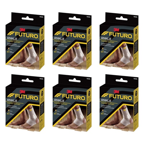 Futuro Comfort Ankle Support Small Pack of 6