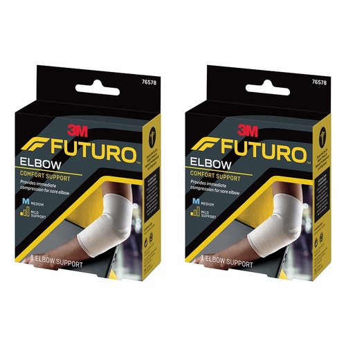 Futuro Comfort Elbow Support Medium Pack of 2