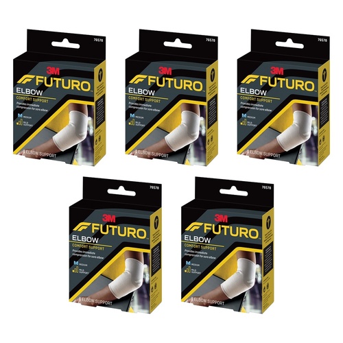 Futuro Comfort Elbow Support Medium Pack of 5