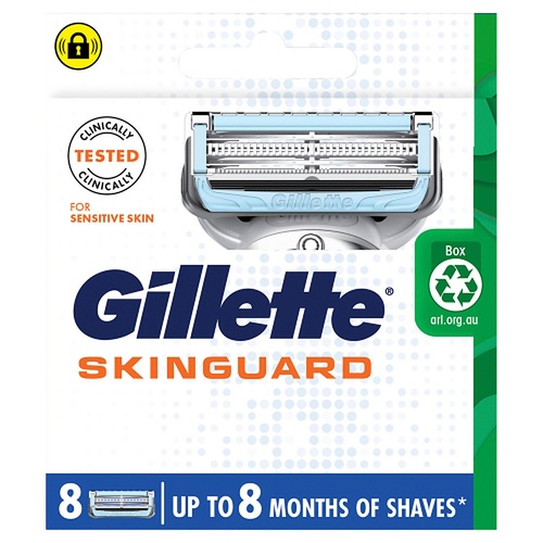 Gillette SkinGuard Blade Cartridge Refills 8 Pack