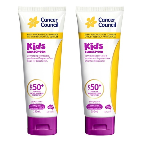 Cancer Council Kids Sunscreen SPF 50+ 250mL Pack of 2