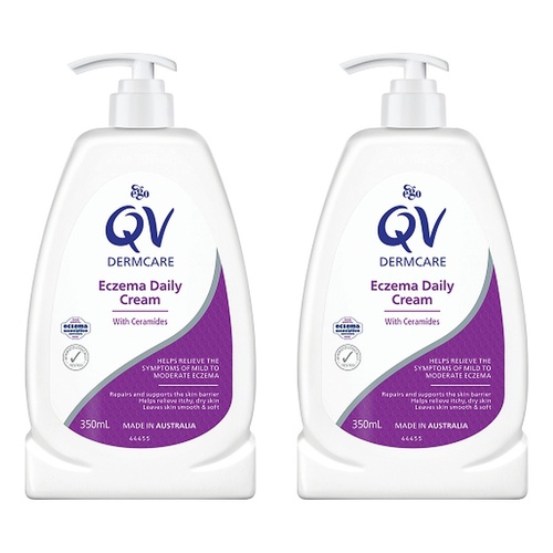 Ego QV Dermcare Eczema Daily Cream 350mL Pack of 2