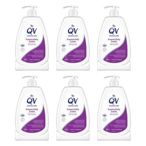 Ego QV Dermcare Eczema Daily Cream 350mL Pack of 6