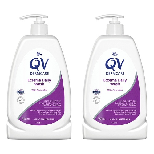 Ego QV Dermcare Eczema Daily Wash 350mL Pack of 2