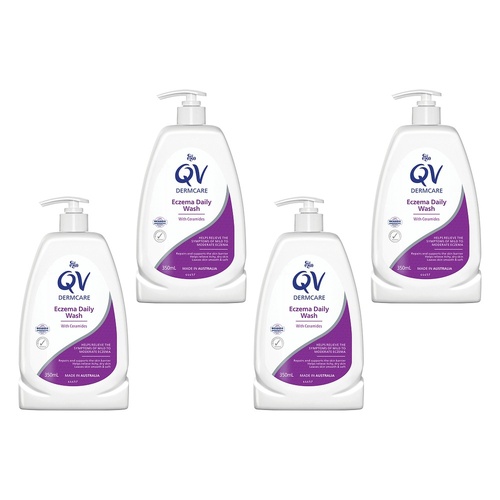 Ego QV Dermcare Eczema Daily Wash 350mL Pack of 4