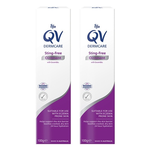 Ego Dermatological Sting-Free Soothing Ointment 100g Pack of 2