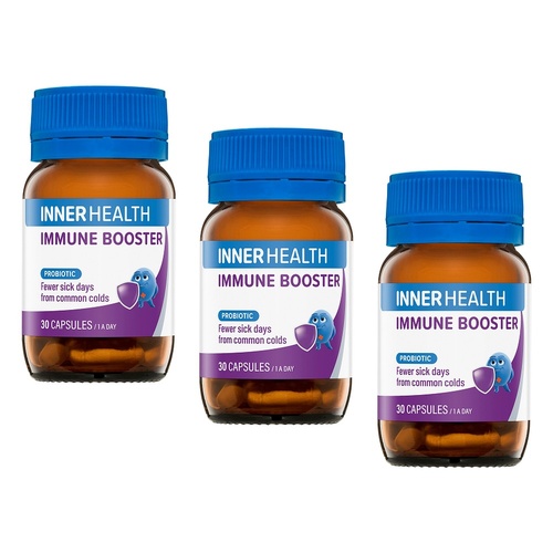 Inner Health Immune Booster Probiotic 30 Capsules Pack of 3