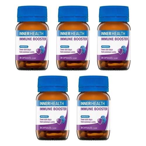 Inner Health Immune Booster Probiotic 30 Capsules Pack of 5