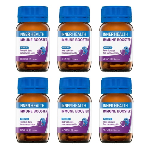 Inner Health Immune Booster Probiotic 30 Capsules Pack of 6