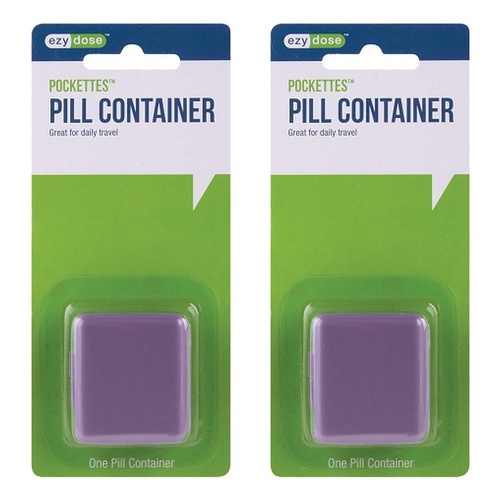 Ezy Dose Indestructo Pill Box Pack of 2
