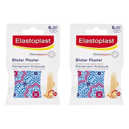 Elastoplast Blister Plasters Toe 6 Pack Bundle of 2