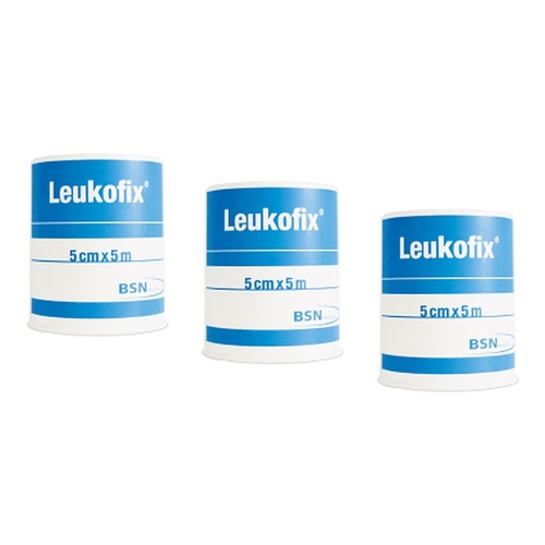 Leukofix Low Allergy Tape 5cm x 5m Pack of 3