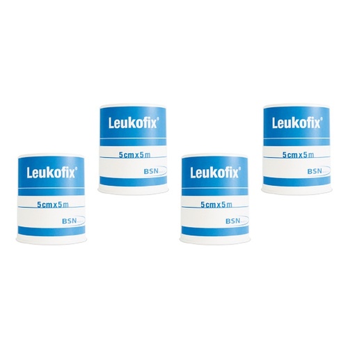 Leukofix Low Allergy Tape 5cm x 5m Pack of 4