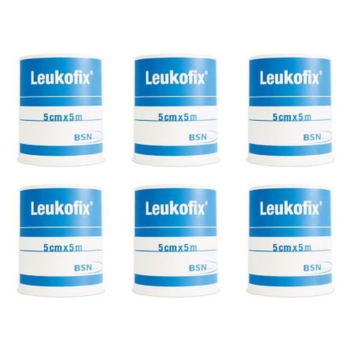 Leukofix Low Allergy Tape 5cm x 5m Pack of 6