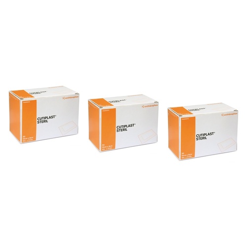 Cutiplast Adhesive Fabric Dressing 10cm x 8cm 50 Pack Bundle of 3