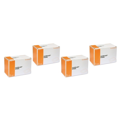 Cutiplast Adhesive Fabric Dressing 10cm x 8cm 50 Pack Bundle of 4