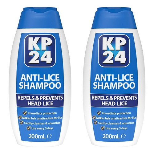 KP24 Anti-Lice Shampoo 200mL Pack of 2