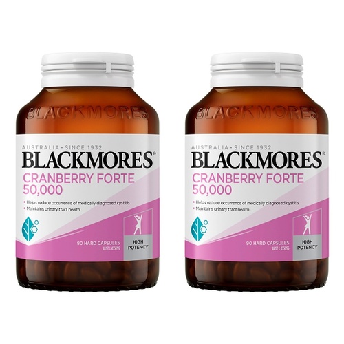 Blackmores Cranberry Forte 50,000mg 90 Capsules Pack of 2