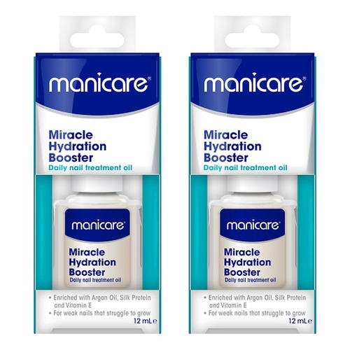 Manicare Miracle Hydration Booster 12mL x 3 Bundle of 2