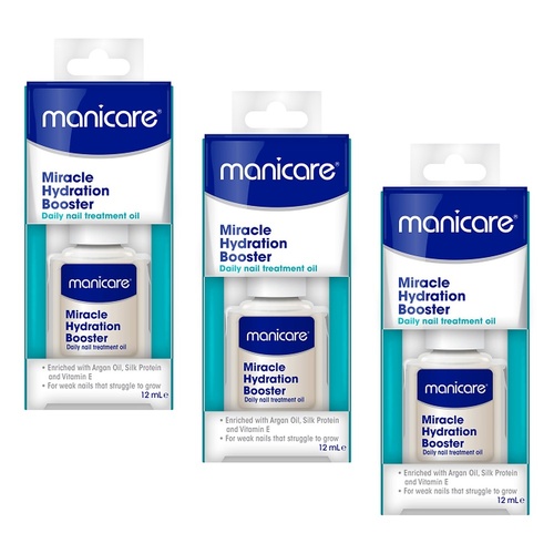 Manicare Miracle Hydration Booster 12mL x 3 Bundle of 3