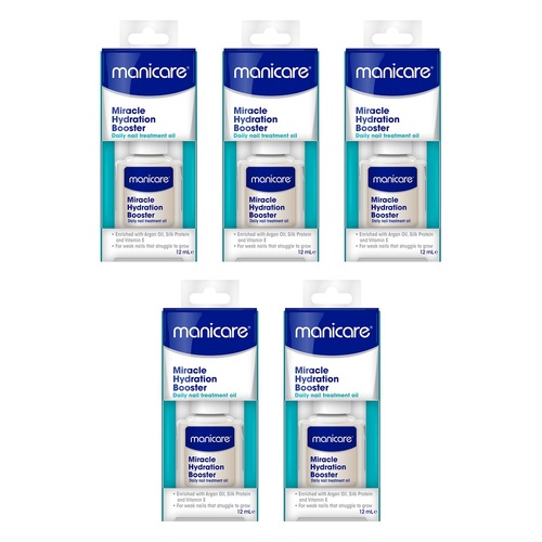 Manicare Miracle Hydration Booster 12mL x 3 Bundle of 5