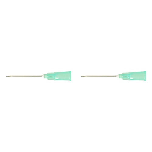 Agani Needle 21g x 25mm 100 Pack Bundle of 2