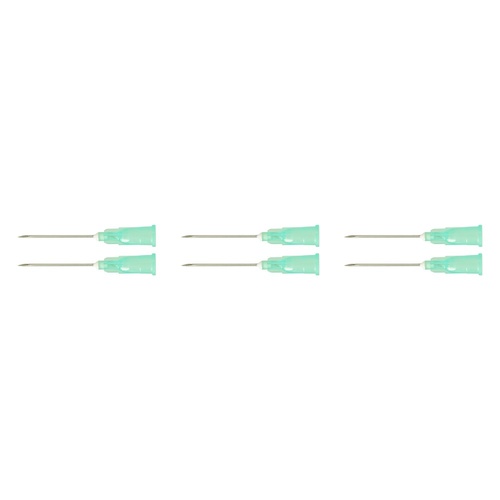 Agani Needle 21g x 25mm 100 Pack Bundle of 6