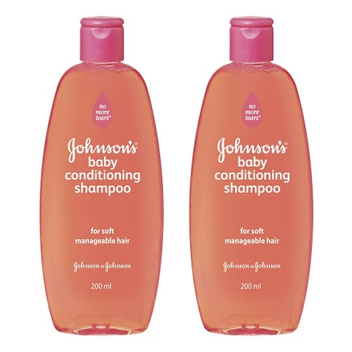 Johnson's Baby Conditioning Shampoo 200mL Pack of 2