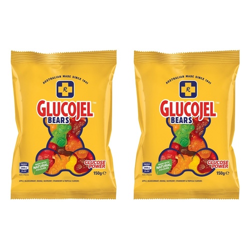 Glucojels Bears 150g x 14 Bundle of 2