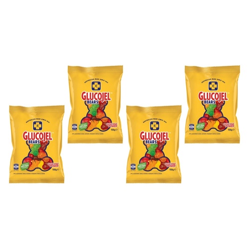 Glucojels Bears 150g x 14 Bundle of 4