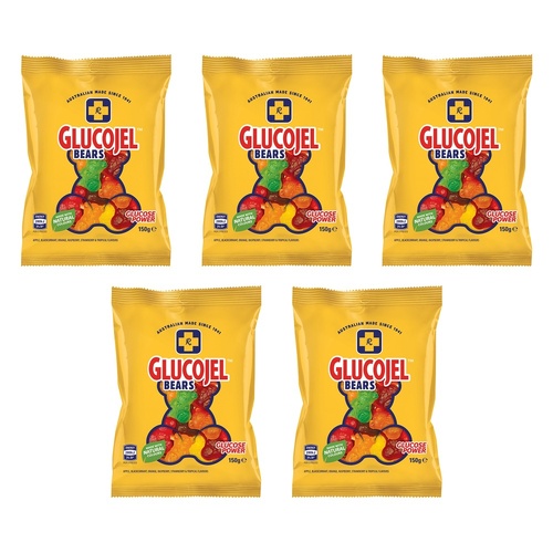 Glucojels Bears 150g x 14 Bundle of 5