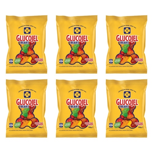 Glucojels Bears 150g x 14 Bundle of 6