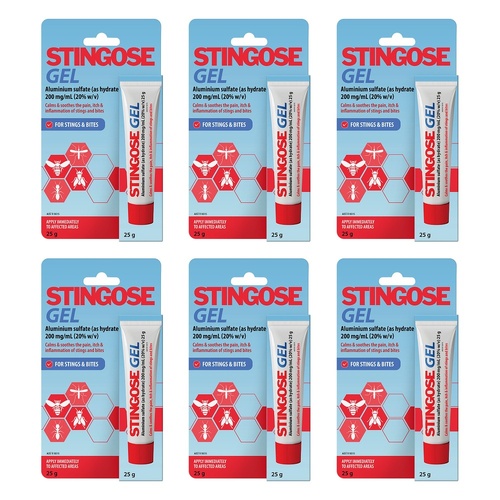 Stingose Gel 25g Pack of 6
