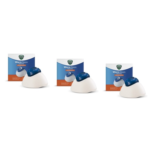 Vicks Warm Steam Vaporizer Pack of 3