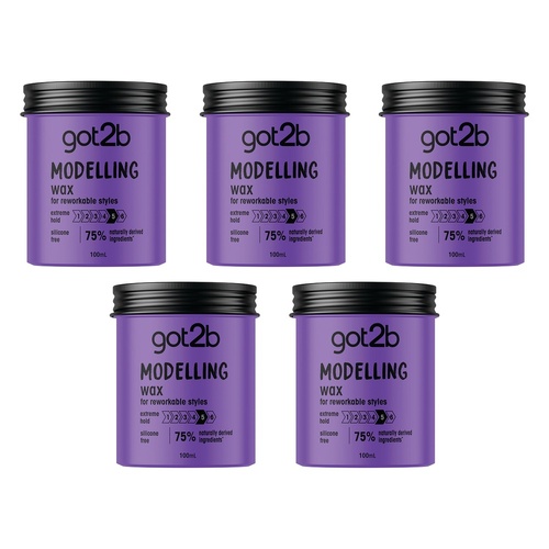Got2B Modelling Wax Extreme Hold 100mL Pack of 5