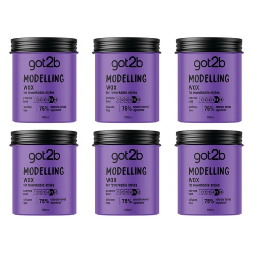 Got2B Modelling Wax Extreme Hold 100mL Pack of 6