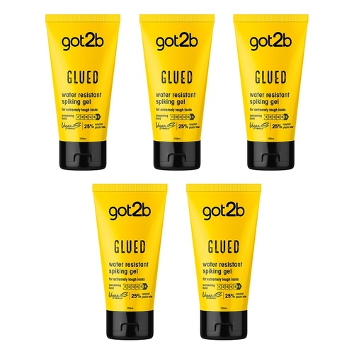 Got2B Glued Water Resistant Spiking Gel 150mL Pack of 5