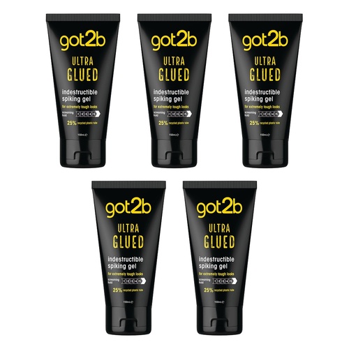 Got2B Ultra Glued Indestructible Styling Gel 150mL Pack of 5