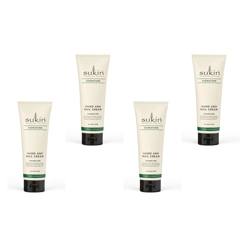 Sukin Hand & Nail Cream 125mL Pack of 4