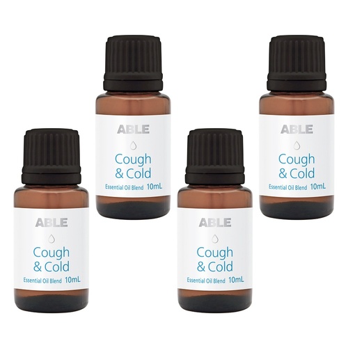Able Essential Oil Blend Cough & Cold 10mL Pack of 4