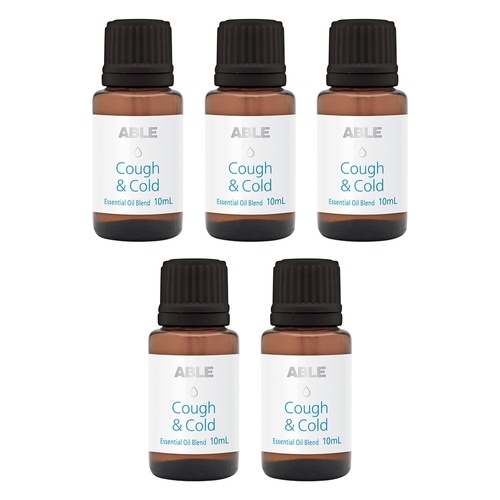 Able Essential Oil Blend Cough & Cold 10mL Pack of 5