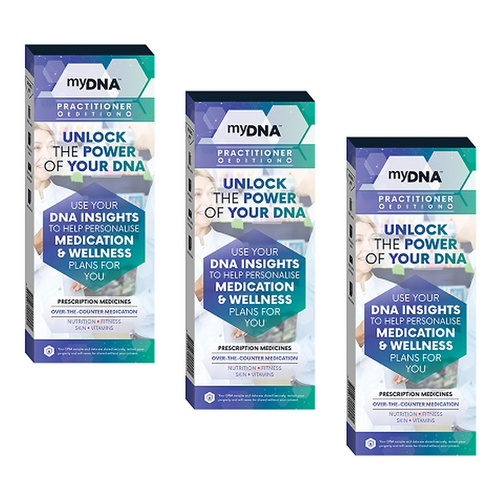 Know Your Skin MyDNA Practitioner Edition Test Kit Pack of 3