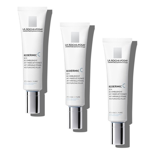 La Roche-Posay Redermic Vitamin C10 Anti-Ageing Moisturiser 40mL Pack of 3