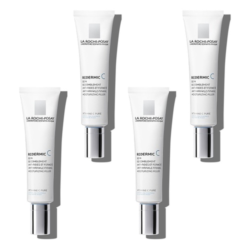 La Roche-Posay Redermic Vitamin C10 Anti-Ageing Moisturiser 40mL Pack of 4